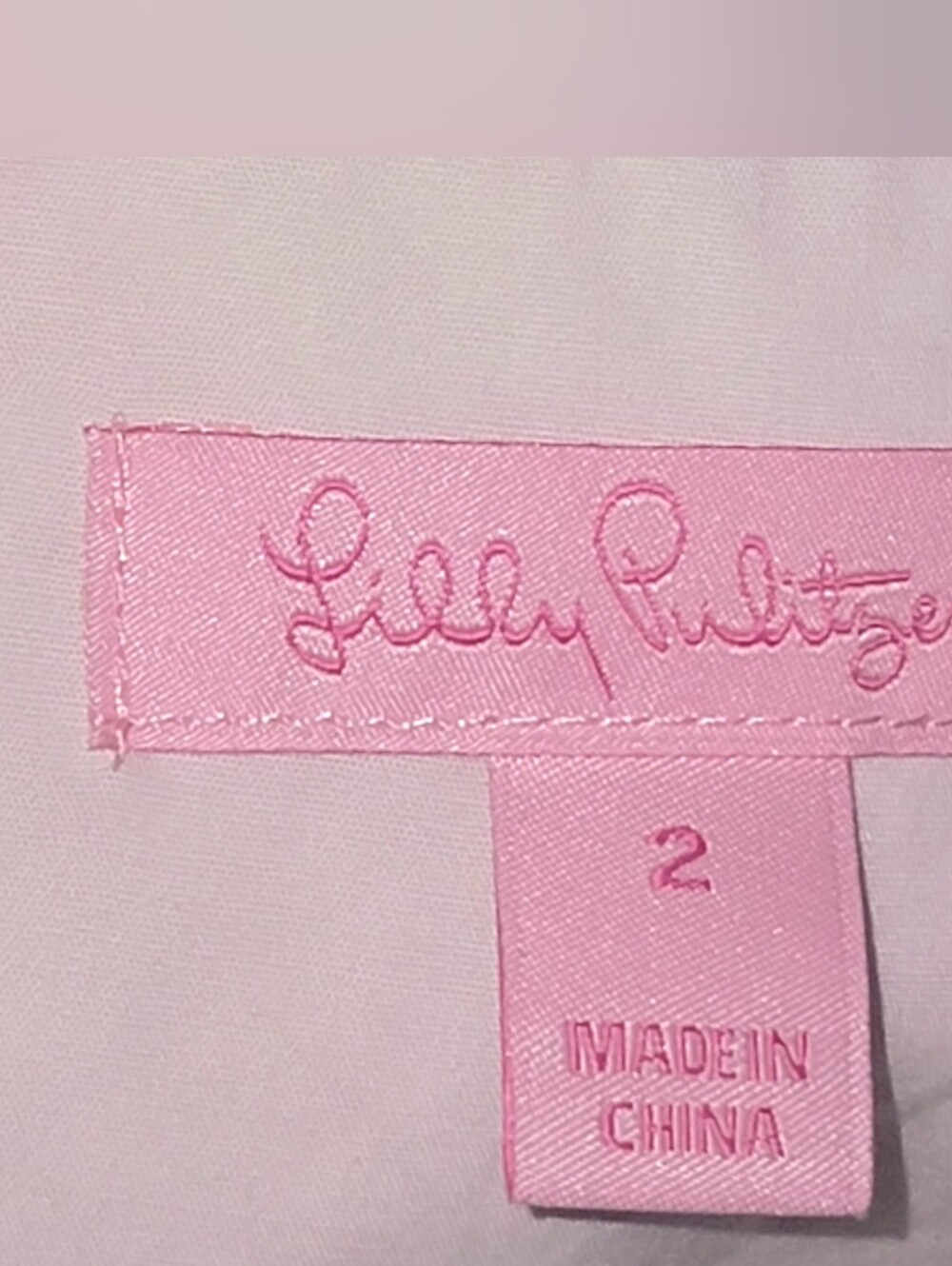 LILLY PULITZER White Gold Embrodiered Dress Sz 2 - Picture 2 of 4